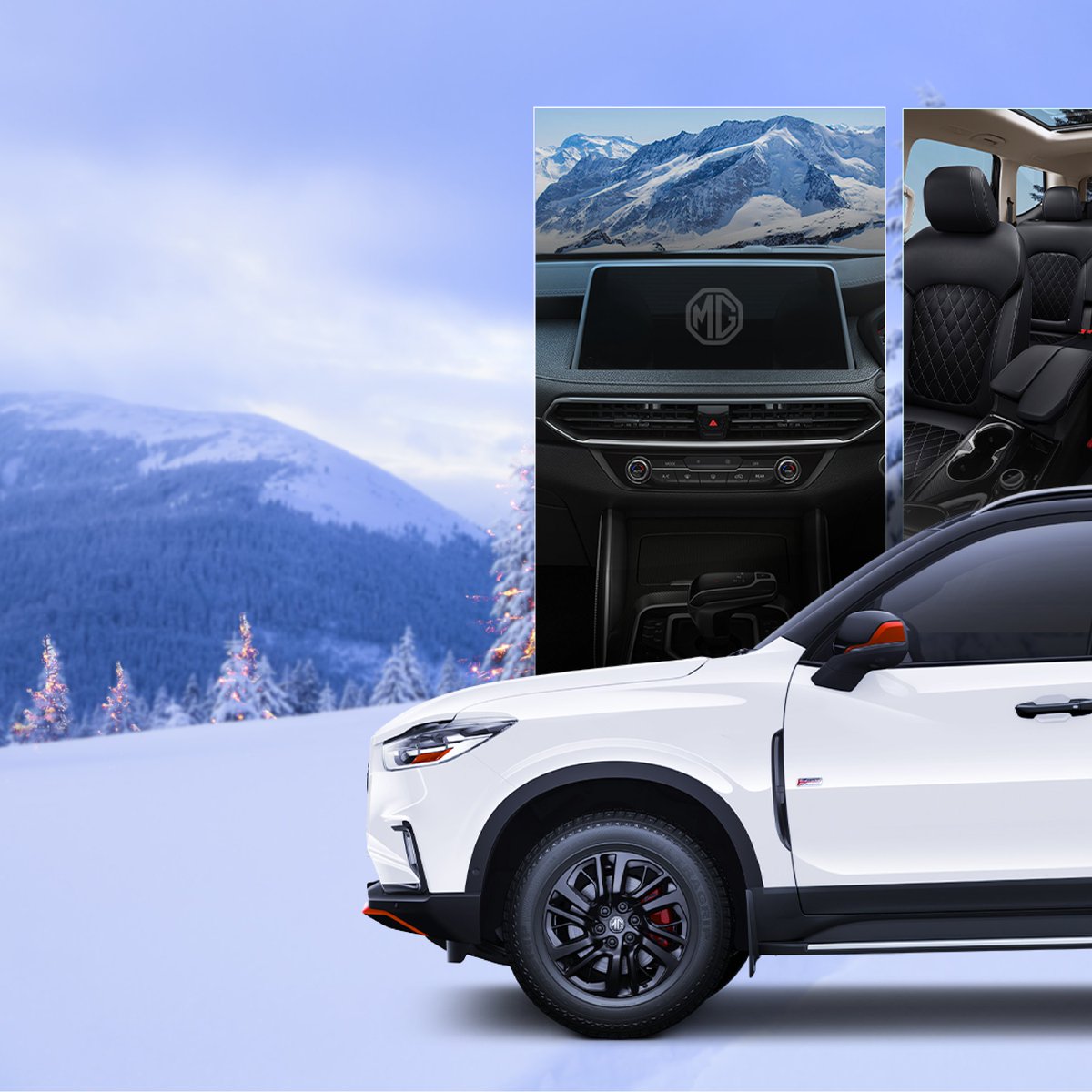 MGMotorIn's tweet photo. This winter, let the MG Gloster Snowstorm redefine your journey with luxurious comfort, panoramic views, and a boot ready for all your holiday essentials.
Celebrate the holidays in style, comfort, and endless joy!
#MGGlosterSnowstorm #DriveUnstoppable #MorrisGaragesIndia #MGMotorIndia