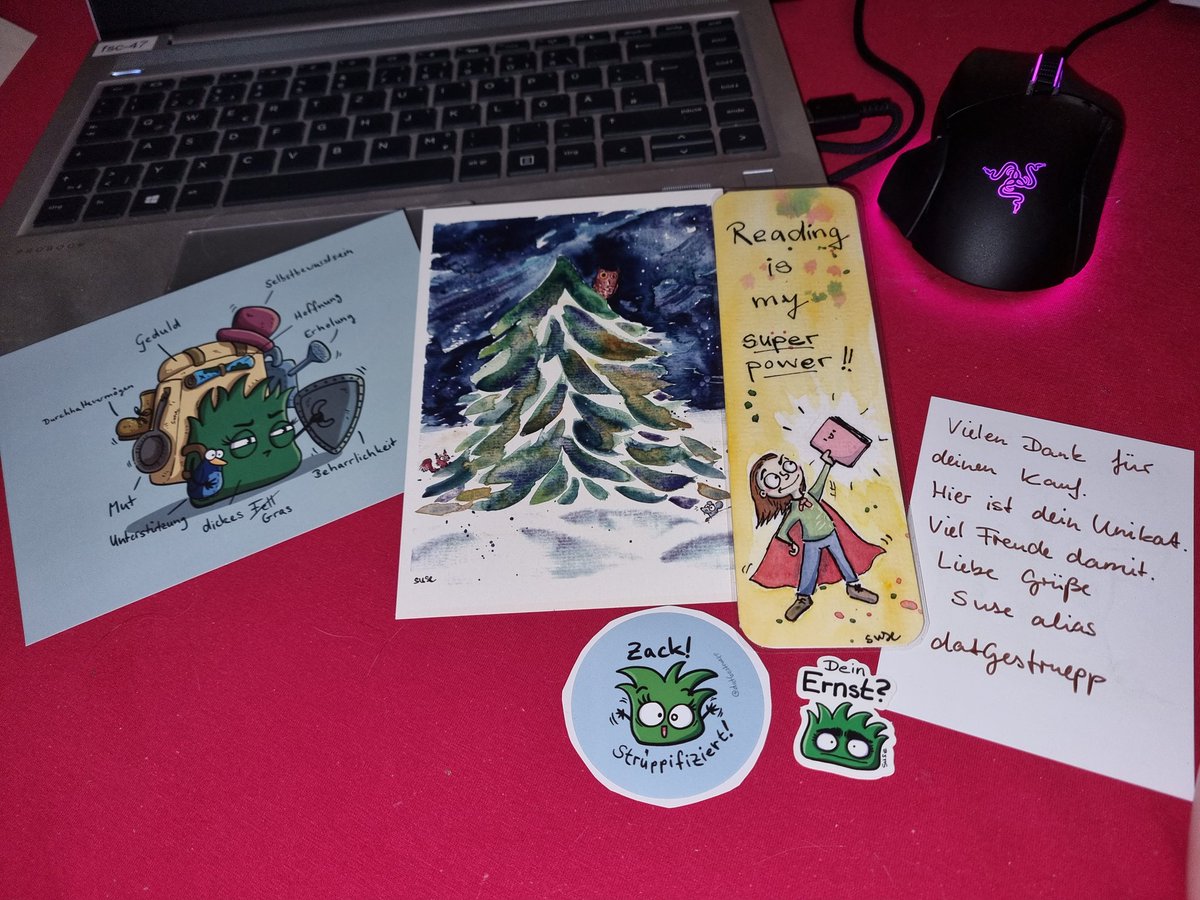 AJs_account's tweet photo. Ich hab' Pooooooost 🥳 *hibbelig gesendet DAAAANKE @datGestruepp 💐 Sehr sehr schön. Ich freu mich. ☺️ https://t.co/KWDmlOI34V