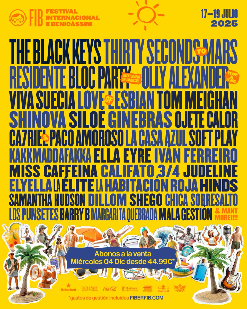 Nos vemos en el <a href="/fiberfib/">FIB Benicàssim Festival</a> 2025!!!
😚
