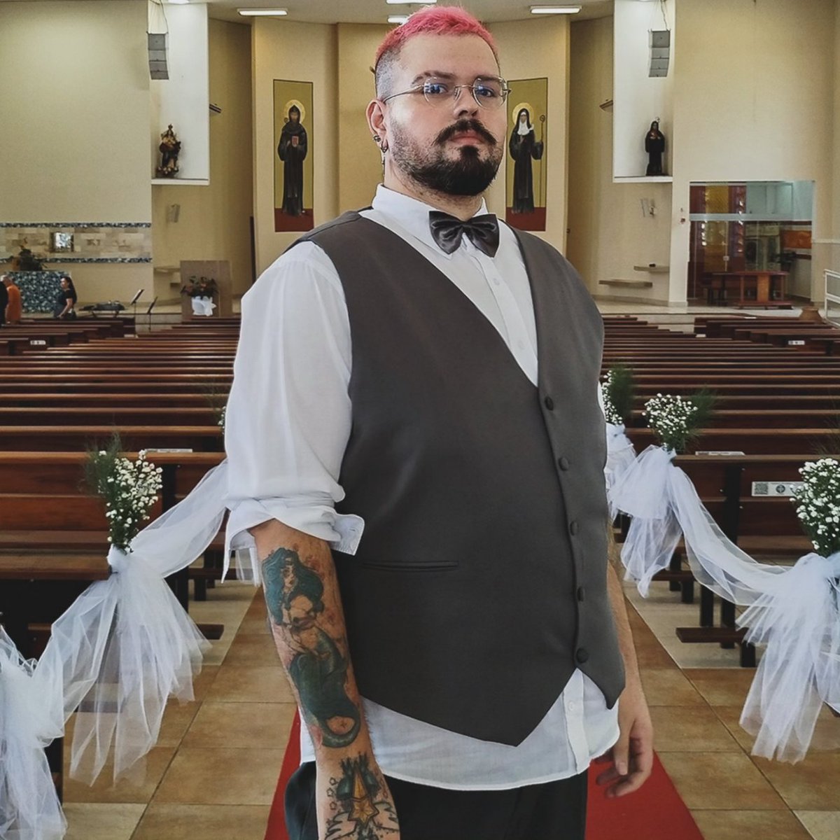 RodolfooChef's tweet image. Olha, não achei q eu fosse ficar tão pitelzinho de padrinho vai