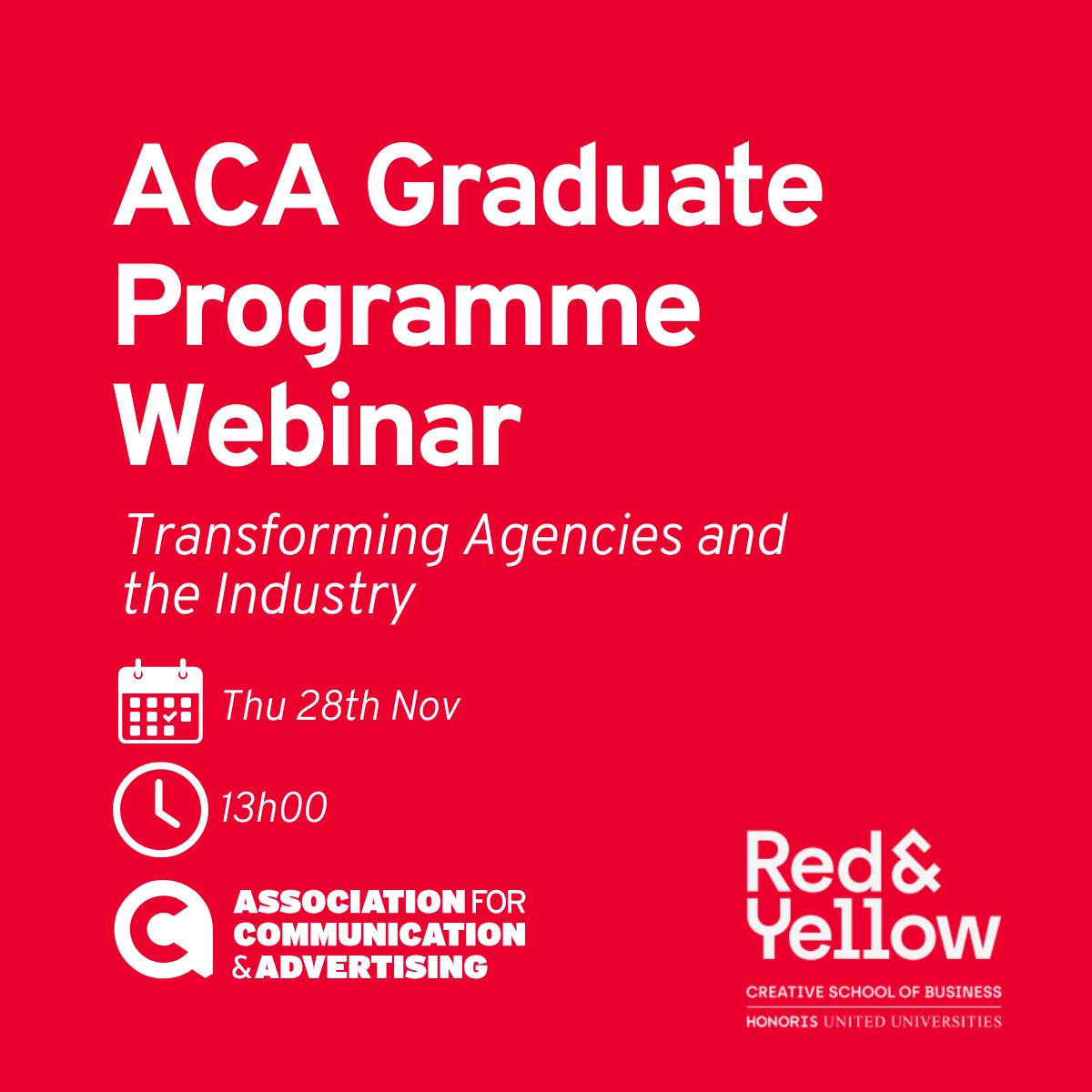 Looking to invest in the next generation of marketing talent? 

Join us for a comprehensive webinar exploring an industry-endorsed graduate programme designed to deliver work-ready graduates in just 12 months. 

Register for the Webinar - zoom.us/webinar/regist…