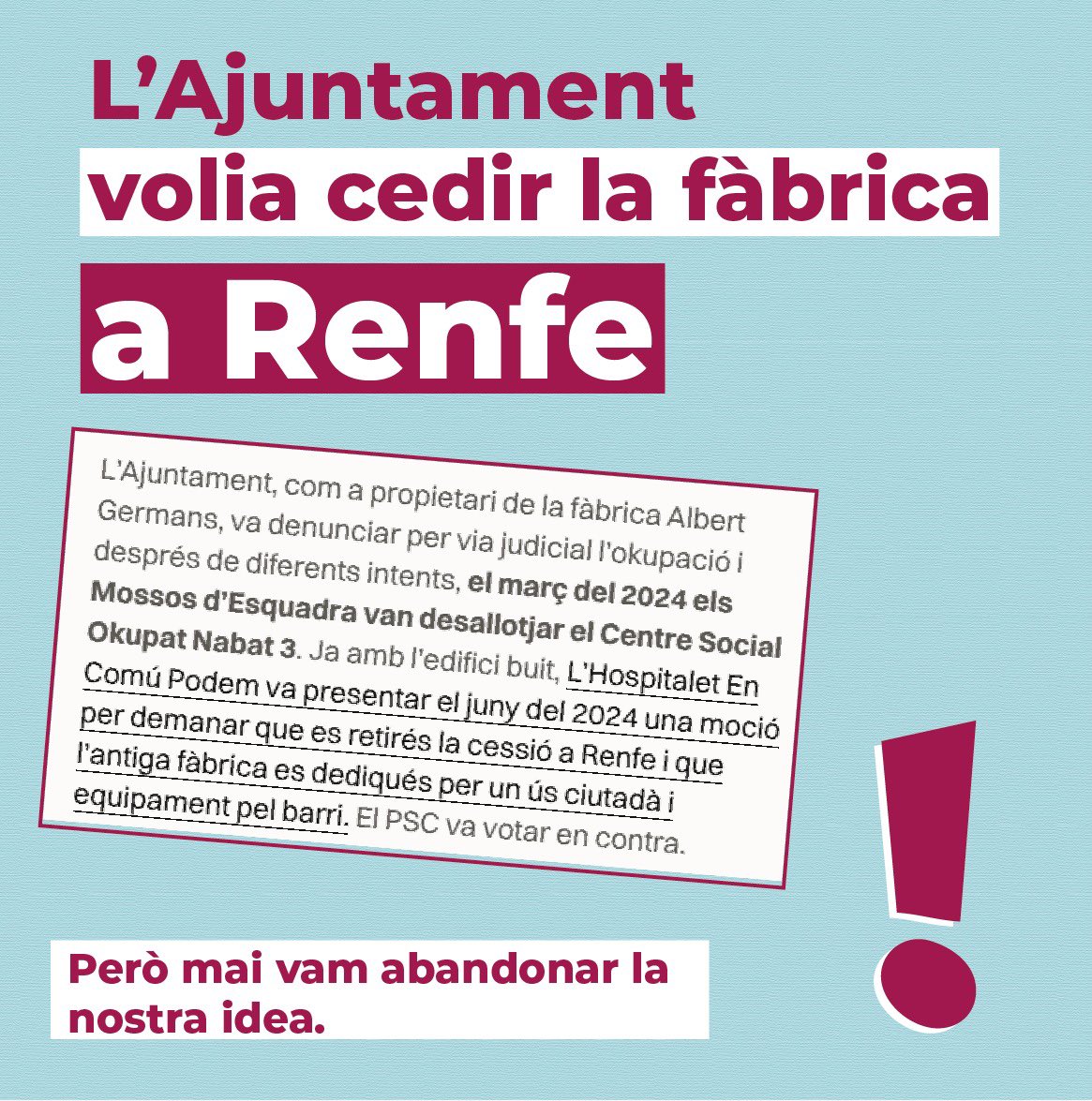 L'Hospitalet En Comú Podem tweet media