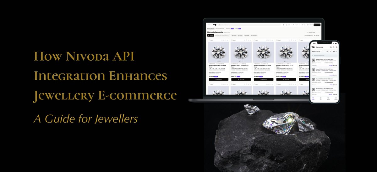 Nimblechapps's tweet image. Enhance Your Jewellery E-Commerce with Nivoda API Integration!

Know how: buff.ly/3YTxR14 

Discover how integrating the Nivoda API can transform your jewellery e-commerce platform.

#JewelleryECommerce #NivodaAPI #JewelleryTech #Nimblechapps #MobileAppDevelopment