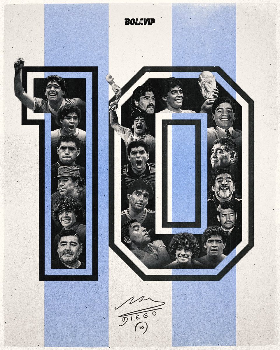 BolavipAr's tweet photo. Parece imposible vivir tantas vidas en 60 años. El más humano de todos los dioses. ❤️🇦🇷 https://t.co/fCEAaR5Y9M