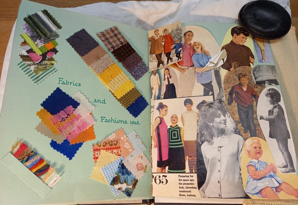 Oxon History Centre (@oxhist) on Twitter photo This scrapbook from Somerton WI beautifully shows off the fabrics and fashions of 1965.  #EYAFashion #ExploreYourArchive This scrapbook from Somerton WI beautifully shows off the fabrics and fashions of 1965.  #EYAFashion #ExploreYourArchive