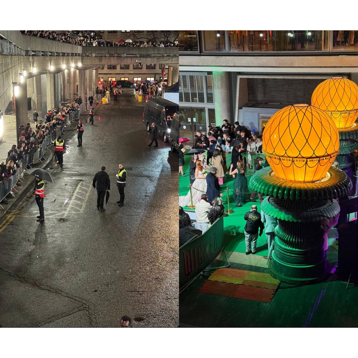 EARSplc's tweet image. It was a bit of a wet day, but spirits were not dampened for the opening of Wicked the Movie at the Southbank Centre, London last week. Our good friend Dan of Response and his team hired a mixture of 48 Motorola radios DP4400E, DP4800Es, &amp;amp; R7 radios along with  D-type earpieces