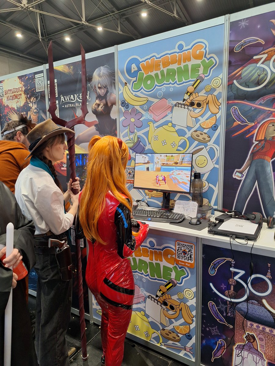 FireTotemGames's tweet photo. Some photos from the amazing cosplays our players were wearing while playing our game at the @ViennaComicCon over the last 2 days. Seeing all these people running around in cosplays is such an amazing thing at events. Kudos for all the hard work they put into them. #VIECC https://t.co/mCreyzgxFA