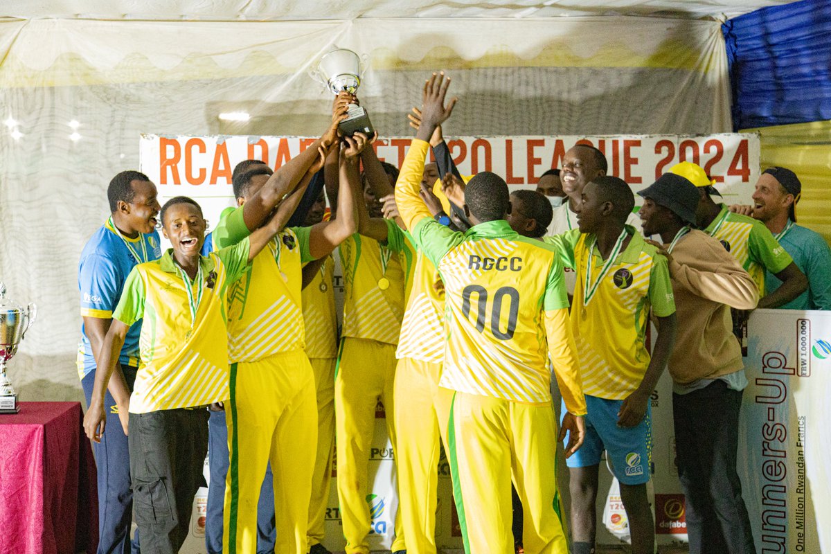 RwandaCricket's tweet image. Well played, Right Guards CC! 
 Finishing as runners-up in the RCA Dafabet Men’s T20 League is no small feat.  Great effort throughout the tournament!
#MensT20
@stevoem
@CharlesHaba
@EmmanuelBYIRIN2
@JuliusMbaraga
