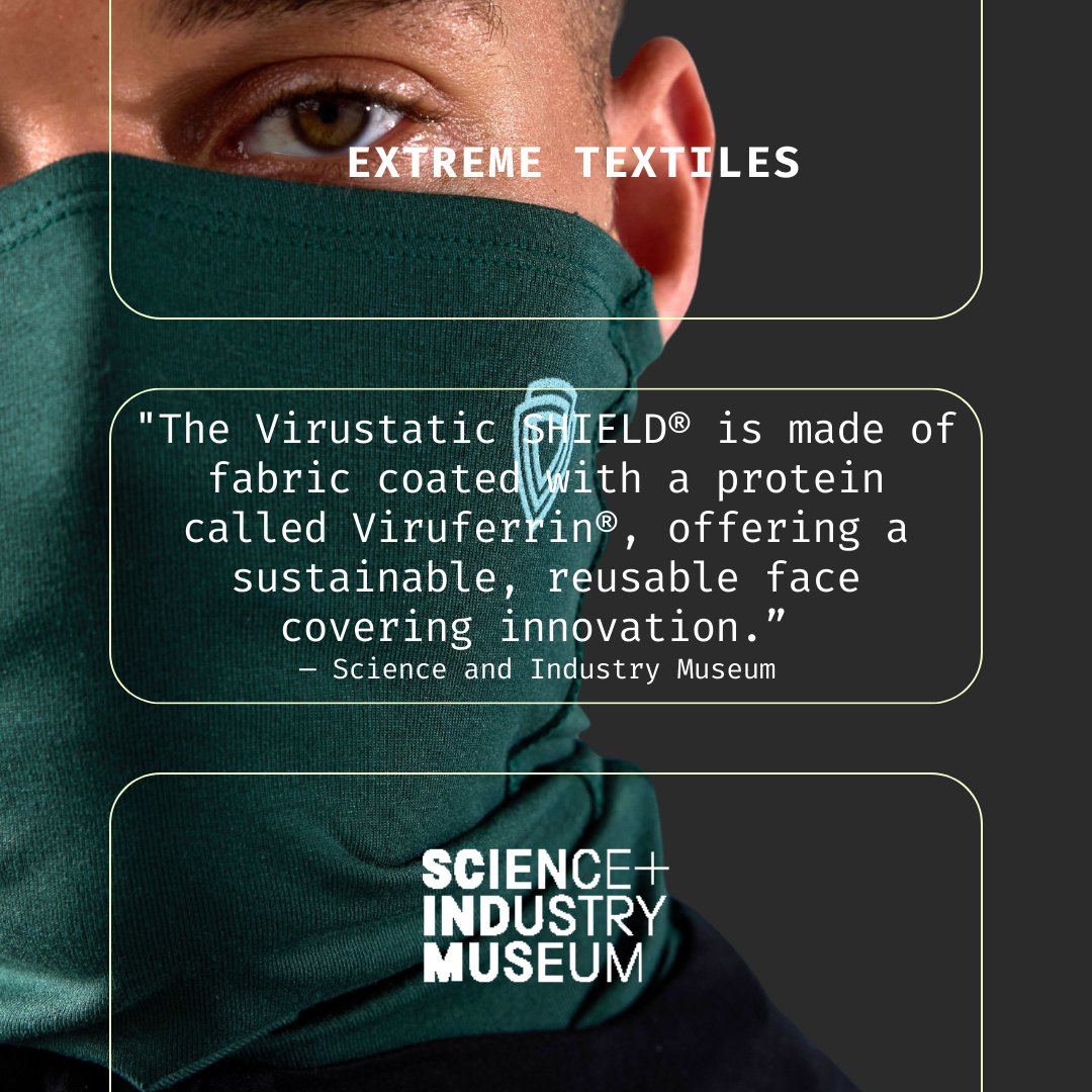 This year, Manchester Science Festival explores the theme of extremes. We're thrilled the Virustatic SHIELD® is featured in the EXTREME TEXTILES piece by <a href="/sim_manchester/">Science and Industry Museum</a> CDP student <a href="/BTP_textiles/">Bethany Turner-Pemberton</a>. Learn more: blog.scienceandindustrymuseum.org.uk/extreme-textil…