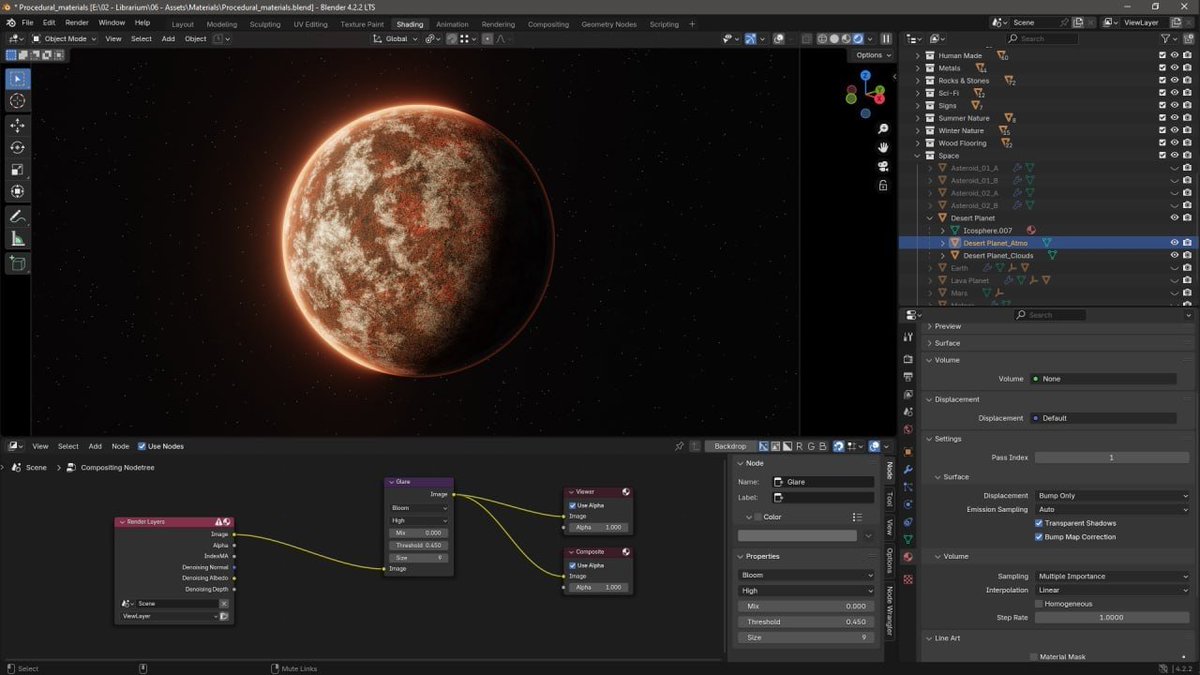 Tankred_Daeron's tweet image. Guys, I&apos;ve done!!! Let&apos;s go to the brand new world (without war and fucking putin).

#blender3D #3D #ProceduralMaterial #Procedural #b3d
