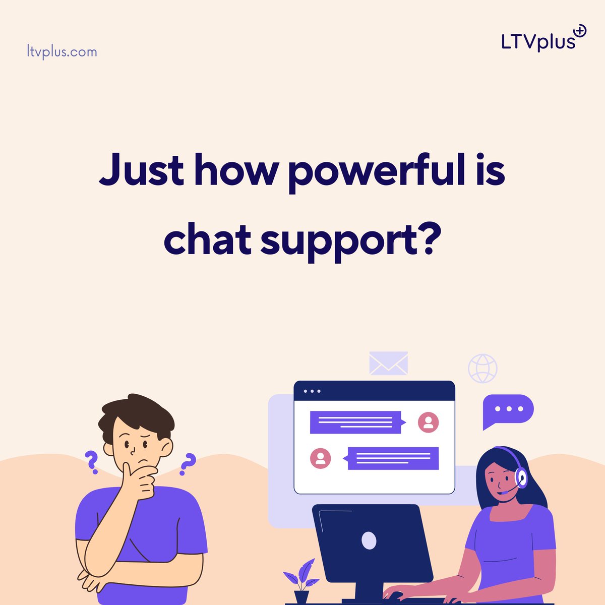 LTVplus's tweet image. #LiveChat support is a fantastic way to connect with your customers 🤩

It is a proven #CRM game-changer that has impacted our clients&apos; businesses unimaginably! #ChatSupport completely transforms customers’ experience with your brand.

See the power of chat support in action 👇