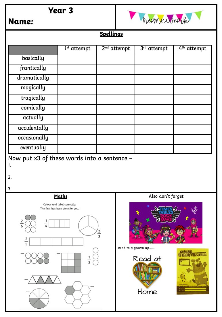 fitzwilliamY3's tweet image. This weeks homework.