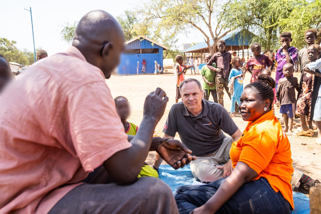In the refugee camp, I met Ibrahim and family, who told of the harrowing escape from Khartoum and trek to South Sudan. They had only clothes on their back and whatever provided by <a href="/UNHCR/">UNHCR</a> <a href="/WVSouthSudan/">World Vision South Sudan</a> &amp; partners. He had no idea how they'd build a life and provide for his kids.