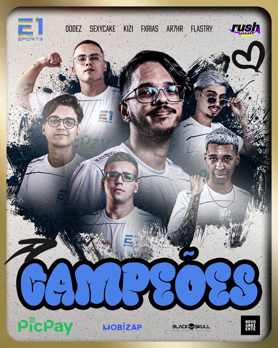 O trabalho da <a href="/E1Sports_/">E1 Sports</a> nesse ano tem que ser valorizado.

🏆 Campeões da Rush Series
🏆 Campeões da Liga DBE
✅ Classificados para o Major Manchester

Mesmo com mudanças drásticas nas lines por duas vezes, o time se manteve competitivo durante o ano todo.