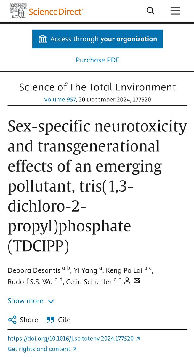 Debora Desantis (@desantisdebora) on Twitter photo Direct exposure to #chemical #pollutants can cause #transcriptional alteration on the brain of marine fish, but also sex specific #transgenerational effects are seen up to the third generation. Check it out on my first published PhD chapter! <a href="/celiaschunter/">Celia Schunter</a>
sciencedirect.com/science/articl… Direct exposure to #chemical #pollutants can cause #transcriptional alteration on the brain of marine fish, but also sex specific #transgenerational effects are seen up to the third generation. Check it out on my first published PhD chapter! <a href="/celiaschunter/">Celia Schunter</a>
sciencedirect.com/science/articl…