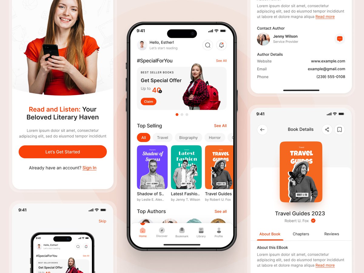insight_lancer's tweet image. Ebook and Audio Book Mobile App UIUX Design | Figma | App Design

behance.net/gallery/185858…

#ebookapp #audiobook #appui #appux #figma #userexperience #userinterface #designer