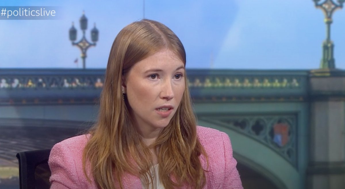 AvaSantina's tweet image. Think Labour will find a new rising star in 30 year-old Helena Dollimore who has just appeared on politics live. One to watch, I would say.