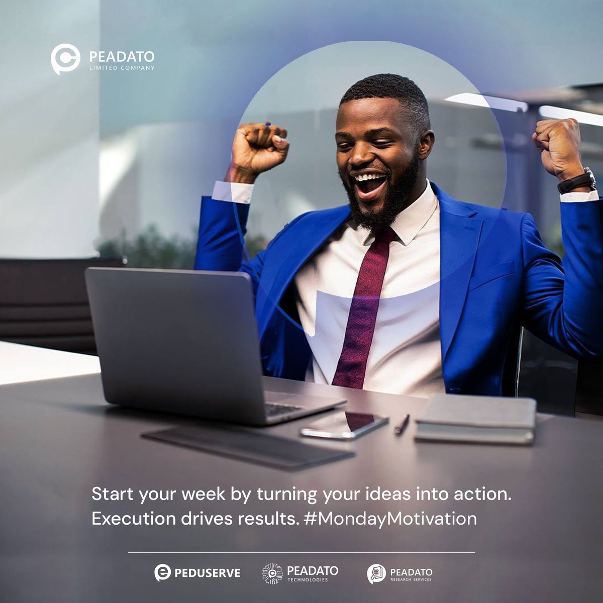 peadatech's tweet image. Happy Monday !This week , let's focus on creating opportunities and driving results what's one step you will take today to shape a successful future?
#monday
#mondaymotivation
#peadato
#successful
#peadatolimitedcompany
#hype
#Goals
#SuccessJourney