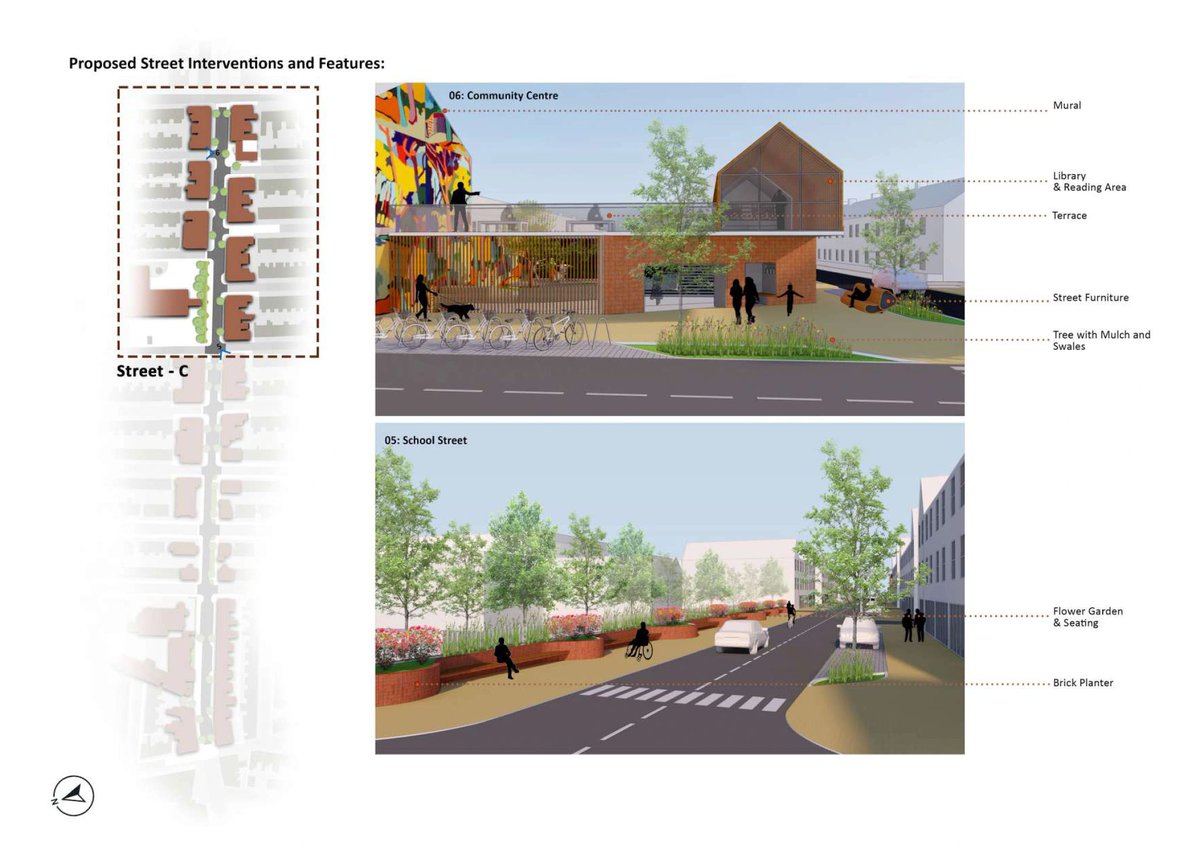 A proposal developed for Lawrence Road in Liverpool,  focuses on creating vibrant, sustainable, and connected communities. Design isn’t just about aesthetics; it’s about creating inclusive spaces that work for everyone. 🌍🚶‍♀️ #UrbanDesign #Community #Sustainability