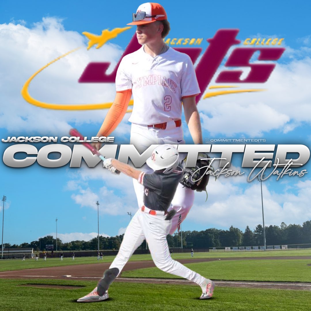 Jackson Watkins (@2jacksonwatkins) on Twitter photo I am excited to announce that I have committed to Jackson College! I would like to thank my coaches, family, friends, and everyone who has helped me get to where I am. Thank you to the Jackson coaching staff for giving me this opportunity. Go Jets✈️! <a href="/JCJetsBaseball1/">Jackson College Jets Baseball</a> <a href="/CEBaseball/">Columbus East Baseball</a> I am excited to announce that I have committed to Jackson College! I would like to thank my coaches, family, friends, and everyone who has helped me get to where I am. Thank you to the Jackson coaching staff for giving me this opportunity. Go Jets✈️! <a href="/JCJetsBaseball1/">Jackson College Jets Baseball</a> <a href="/CEBaseball/">Columbus East Baseball</a>