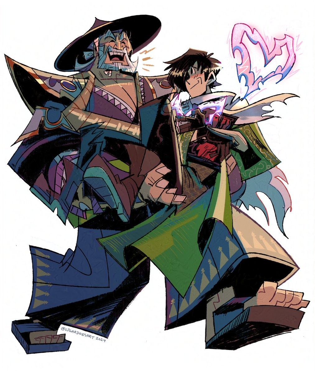 _starshepherd's tweet image. Finished commission for @KawaiiPersonaQ featuring their WoL with Gosetsu!! 
#ffxivart #ffxiv