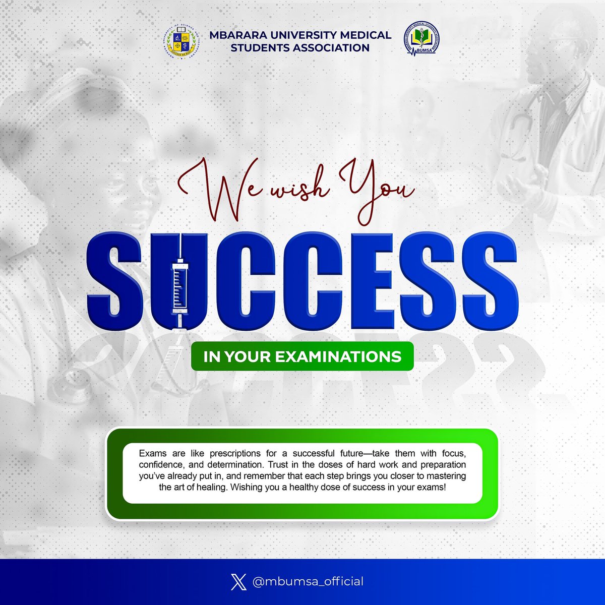 Success to all MUSTerians in their forth coming exams🙏🙏
And to all students going to have exams at the different Universities