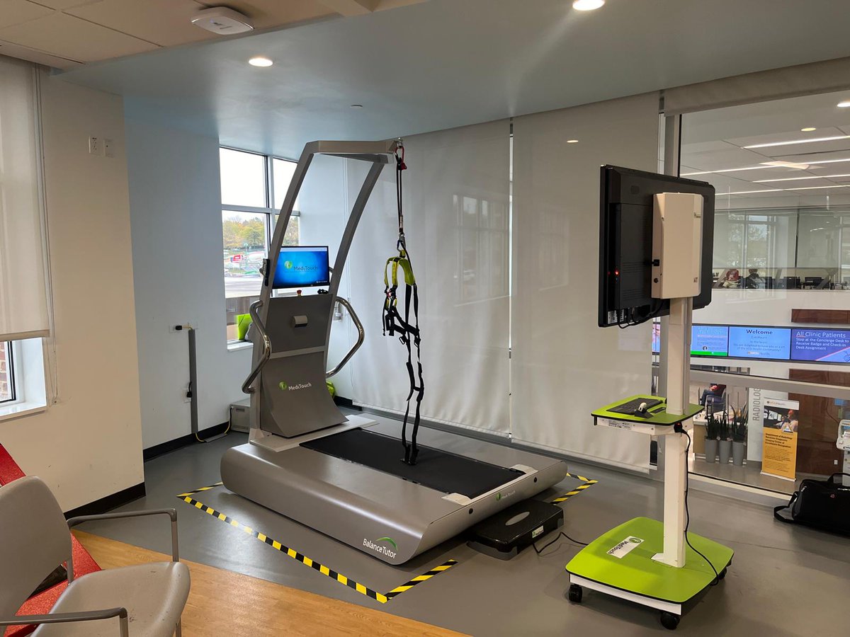 MeditouchL's tweet photo. Thrilled to announce the successful installation of the BalanceTutor 4D Perturbation Treadmill, now enhanced with the cutting-edge 3DTutor-Station! 
Shoutout to Leslie Cloud, M.D., Head of the Department of Neurology and Director of the Parkinson’s Disease Program at @VCU https://t.co/ocxvvoc8jK