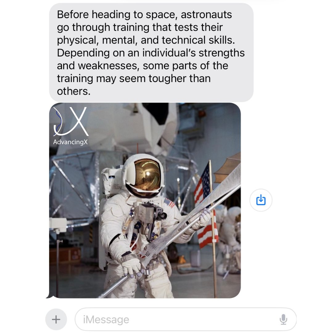 AdvancingX's tweet photo. What does it take to prepare for space? The most rigorous part of astronaut training revealed 👩🏽🚀
#SpaceInnovation #AdvancingX #AstronautTraining #SpaceExploration #SpaceTraining #NASA #Space #AstronautSkills #GlobalTeams #Astronauts #CareerAstronauts #UnderwaterTraining #Skills https://t.co/E31oU399sI