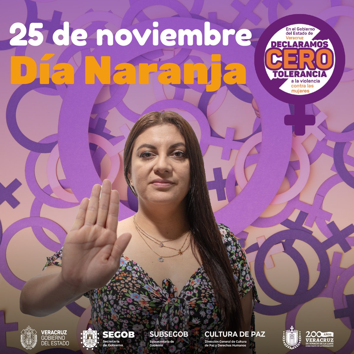 🟠Hoy 25 de noviembre es #DiaNaranja reafirmamos el compromiso de trabajar por la erradicación de la violencia contra las mujeres, adolescentes y niñas.👵👶👧👱‍♀️