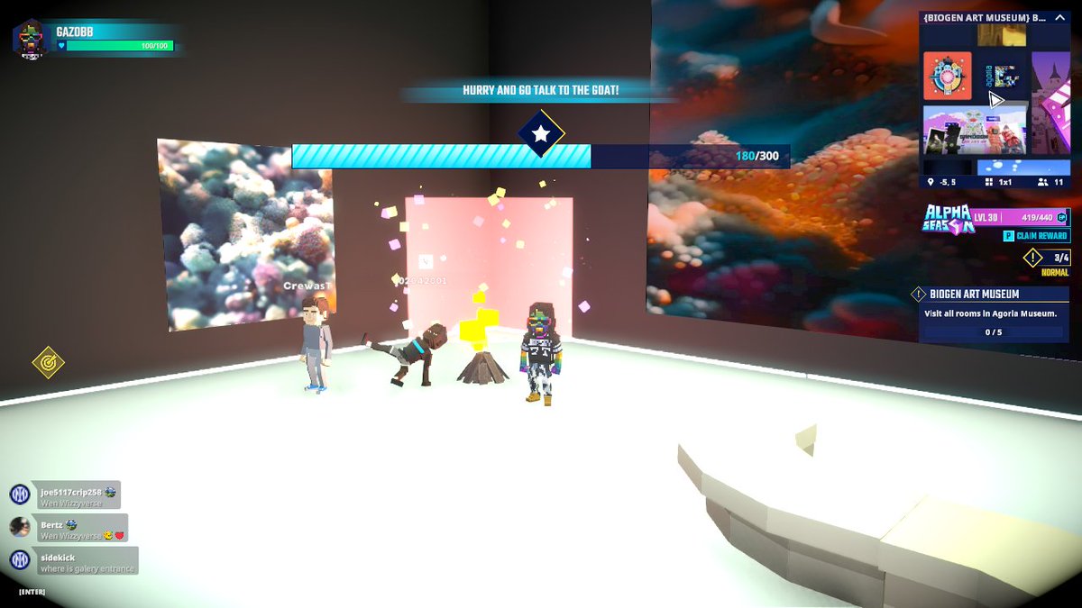 Entering the Gallery Room at the BioGen Art Museum in <a href="/TheSandboxGame/">The Sandbox</a>. Get ready for a mind-bending fusion of art and science! 🧬🎨 <a href="/agoriamusic/">{agoria}</a> register-landings.sandbox.game/alphaseason4-s… #TheSandbox #AlphaSeason4 #AS4SocialChallenge