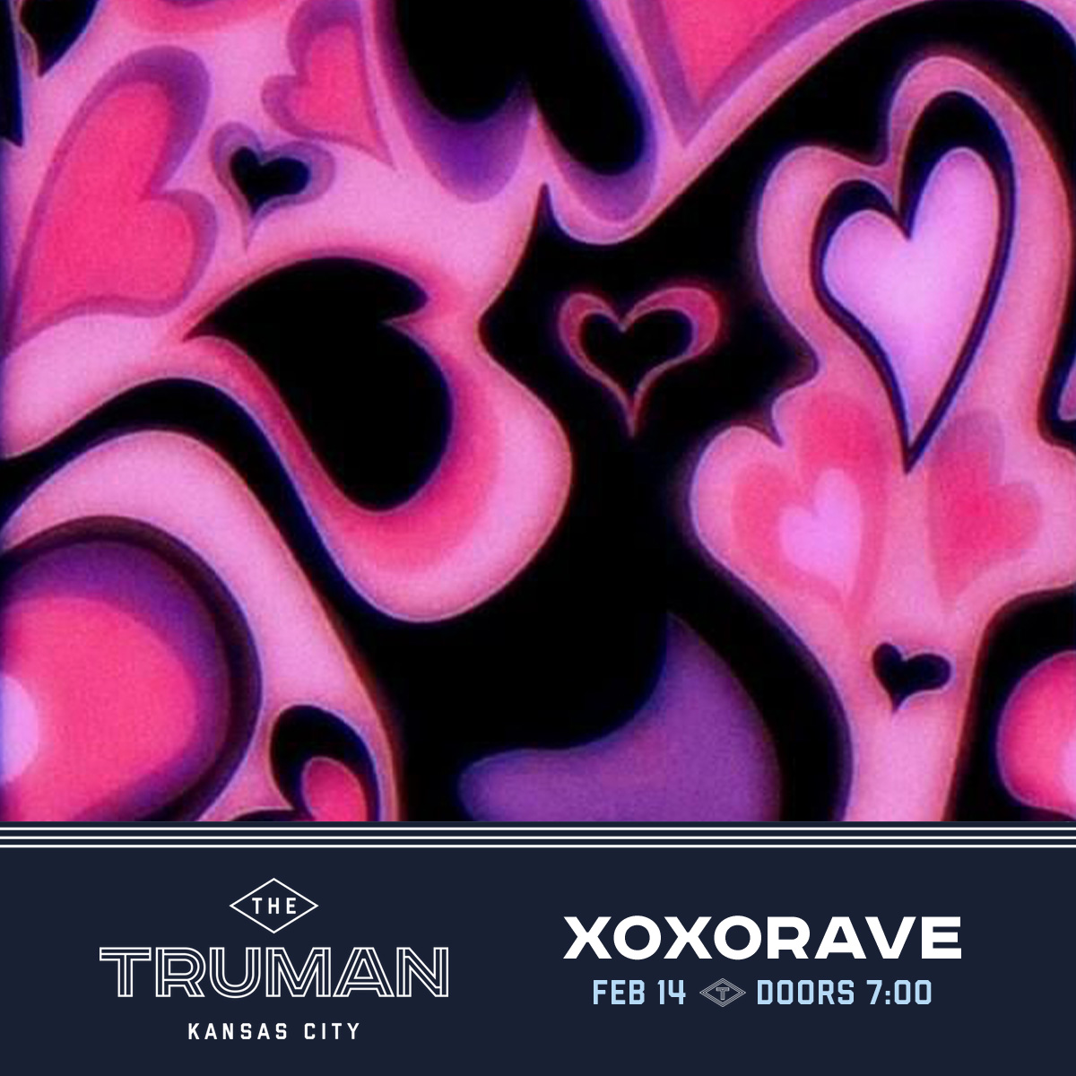 We think you need a little v-day rave in your life 💖 The xoxorave presented by Kasper James is just what the love doctor ordered.  

DJs include:
BigDyl
Nofslinger B2B Anj
Sharker B2B Dream
Zealr and more!

Presale starts on 12/4, get access here ➜ bit.ly/3AUk9i1