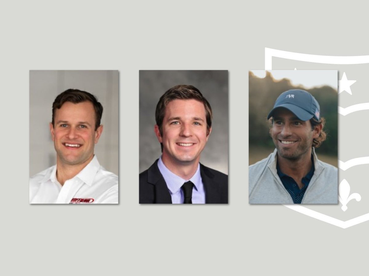 Congratulations to our three incredible alumni, Chris Hoffmann, MBA '16, Ryan Corrigan, MBA '14, and Jimmy Sansone, BSBA '10, for being named to the St. Louis Business Journal's 40 Under 40!

Read the full story now: bit.ly/3ZlBAWu

#WashUOlin #40Under40 #Alumni