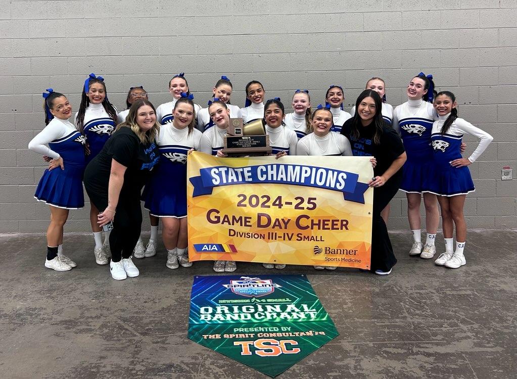 Congratulations to our cheer team. Game Day State Champs. <a href="/STFHighSchool/">San Tan Foothills High School</a>