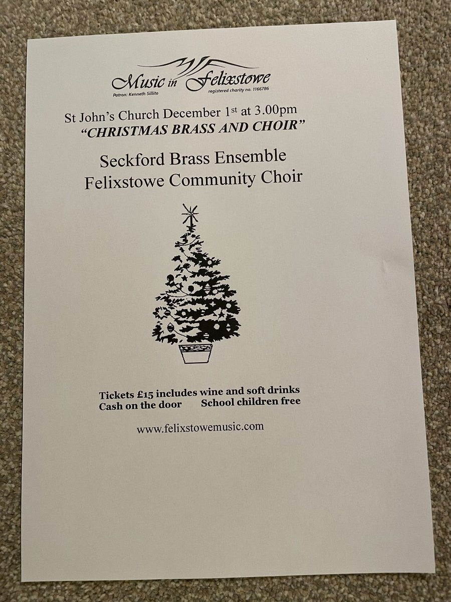 Felixstowe Choir (@felixcommchoir) on Twitter photo Our first Christmas gig is on Sunday! So tonight is our last rehearsal. Thank you <a href="/felixstowemusic/">Music in Felixstowe</a>, Emily and Hattie Bennett. Join us at St John’s on Sunday at 3pm and get into the Christmas spirit! Our first Christmas gig is on Sunday! So tonight is our last rehearsal. Thank you <a href="/felixstowemusic/">Music in Felixstowe</a>, Emily and Hattie Bennett. Join us at St John’s on Sunday at 3pm and get into the Christmas spirit!