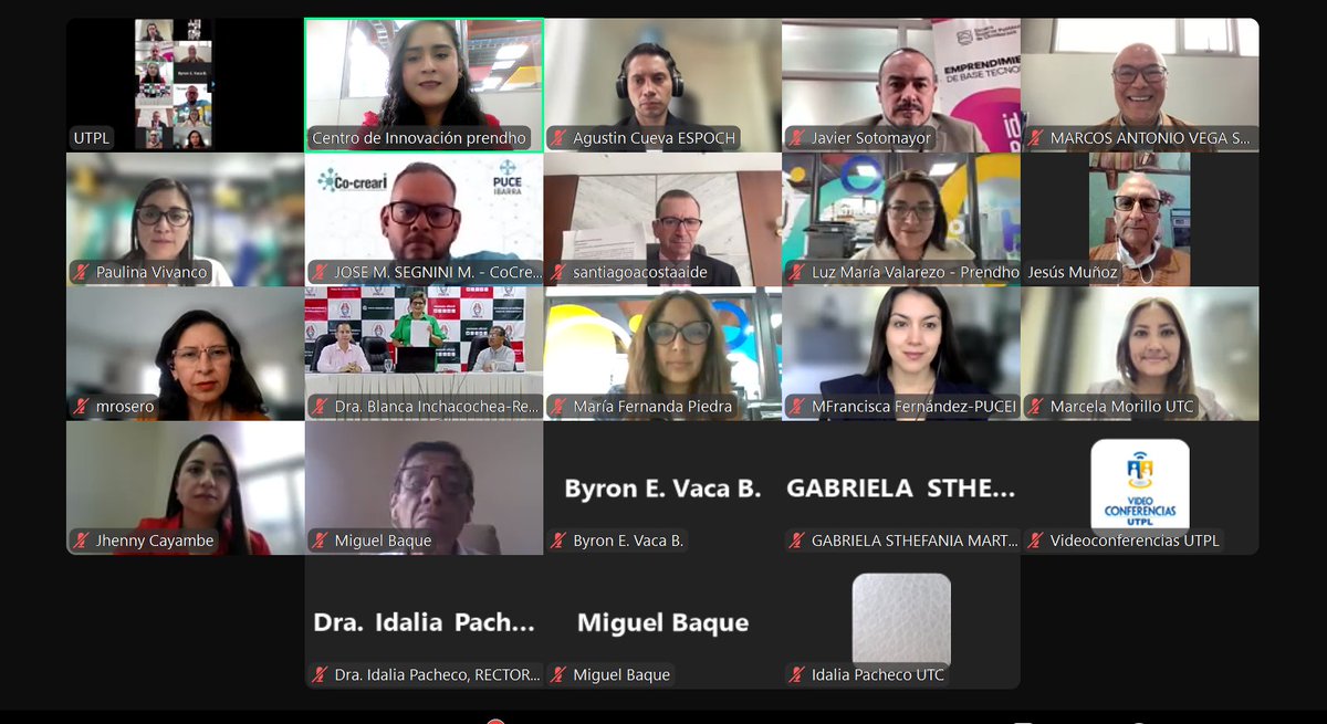 Prendho - UTPL (@prendho) on Twitter photo ¡Formamos la primera red de incubadoras universitarias del #Ecuador! 🇪🇨🚀💡
@UTPL marcó un hito al formar la Red de Incubadoras Universitarias del Ecuador, junto a: <a href="/EspochRio/">ESPOCH</a>, <a href="/PUCESI_Ell/">PUCE sede Ibarra</a>, <a href="/unesumoficial/">Universidad Estatal del Sur de Manabí 🇪🇨</a>, <a href="/utcCotopaxi/">Universidad Técnica de Cotopaxi</a>, quienes han replicado el modelo "Incubiti" de Prendho ¡Formamos la primera red de incubadoras universitarias del #Ecuador! 🇪🇨🚀💡
@UTPL marcó un hito al formar la Red de Incubadoras Universitarias del Ecuador, junto a: <a href="/EspochRio/">ESPOCH</a>, <a href="/PUCESI_Ell/">PUCE sede Ibarra</a>, <a href="/unesumoficial/">Universidad Estatal del Sur de Manabí 🇪🇨</a>, <a href="/utcCotopaxi/">Universidad Técnica de Cotopaxi</a>, quienes han replicado el modelo "Incubiti" de Prendho
