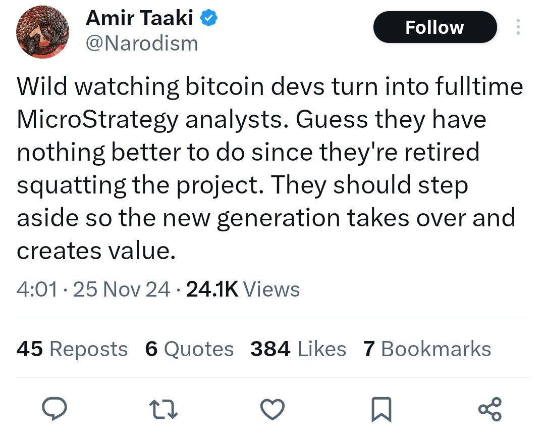 Exhibit A, Exhibit B. Amir Taaki just makes stuff up for clicks.