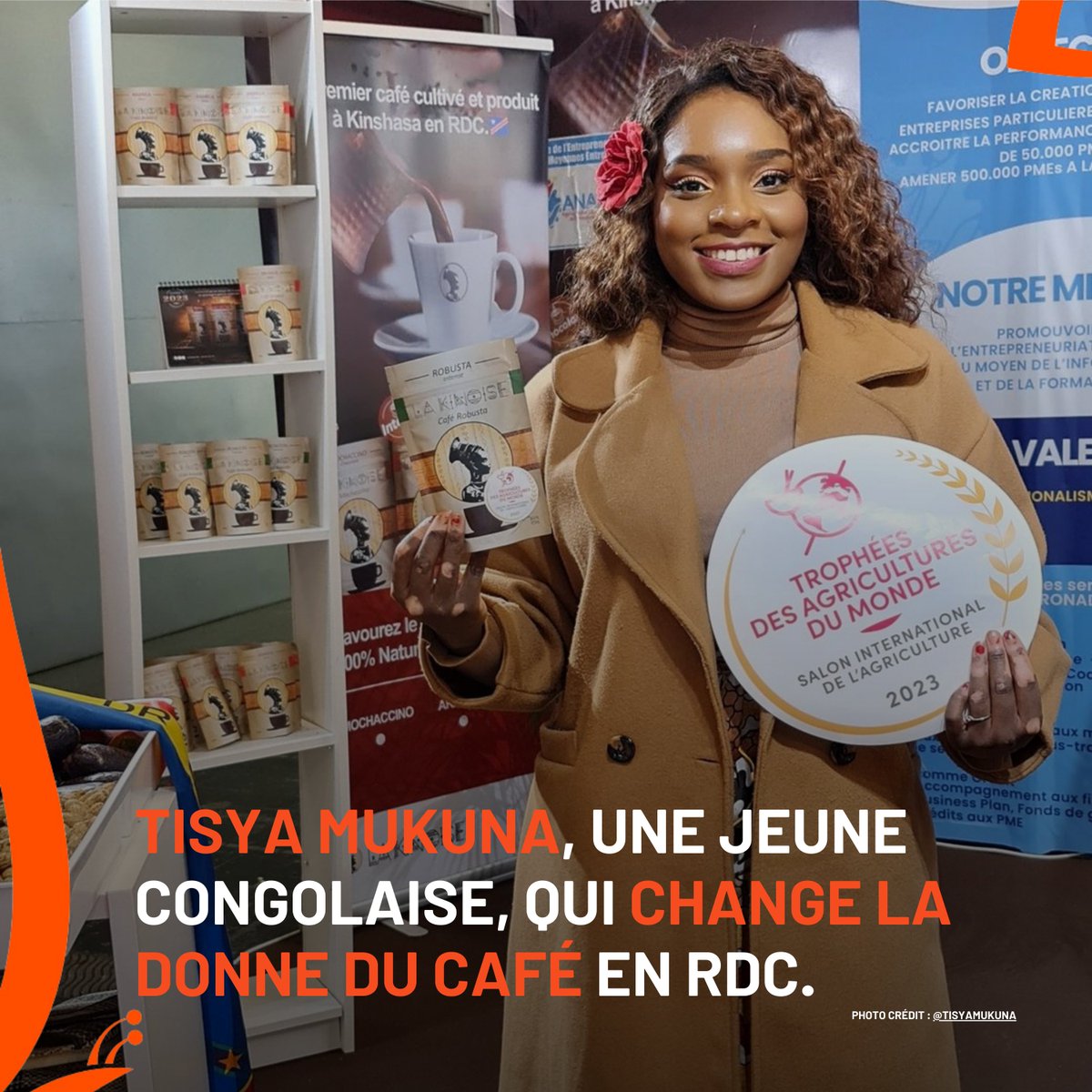 metamorphoziss's tweet photo. #InitiativeLocale | @tisyamukuna, une jeune entrepreneuse dynamique de la République Démocratique du Congo, a réussi à démarrer une plantation de café à Kinshasa, défiant l'idée prédominante que le café ne pouvait pas pousser dans la ville. https://t.co/1iNeuuhYfO