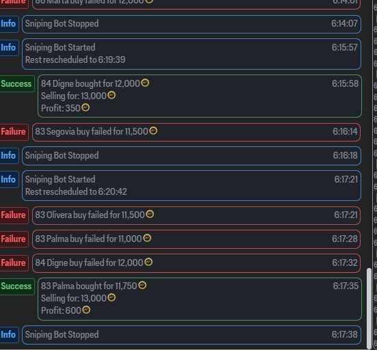 🚨‼️Sniping filter! ‼️🚨

Gold
Team of the Week
Buy 12.5k
Sell 13.5k

Making easy profits everyday at
discord.gg/primosfilters

#eafc25 #eafc25coins #eafc25snipingfilter