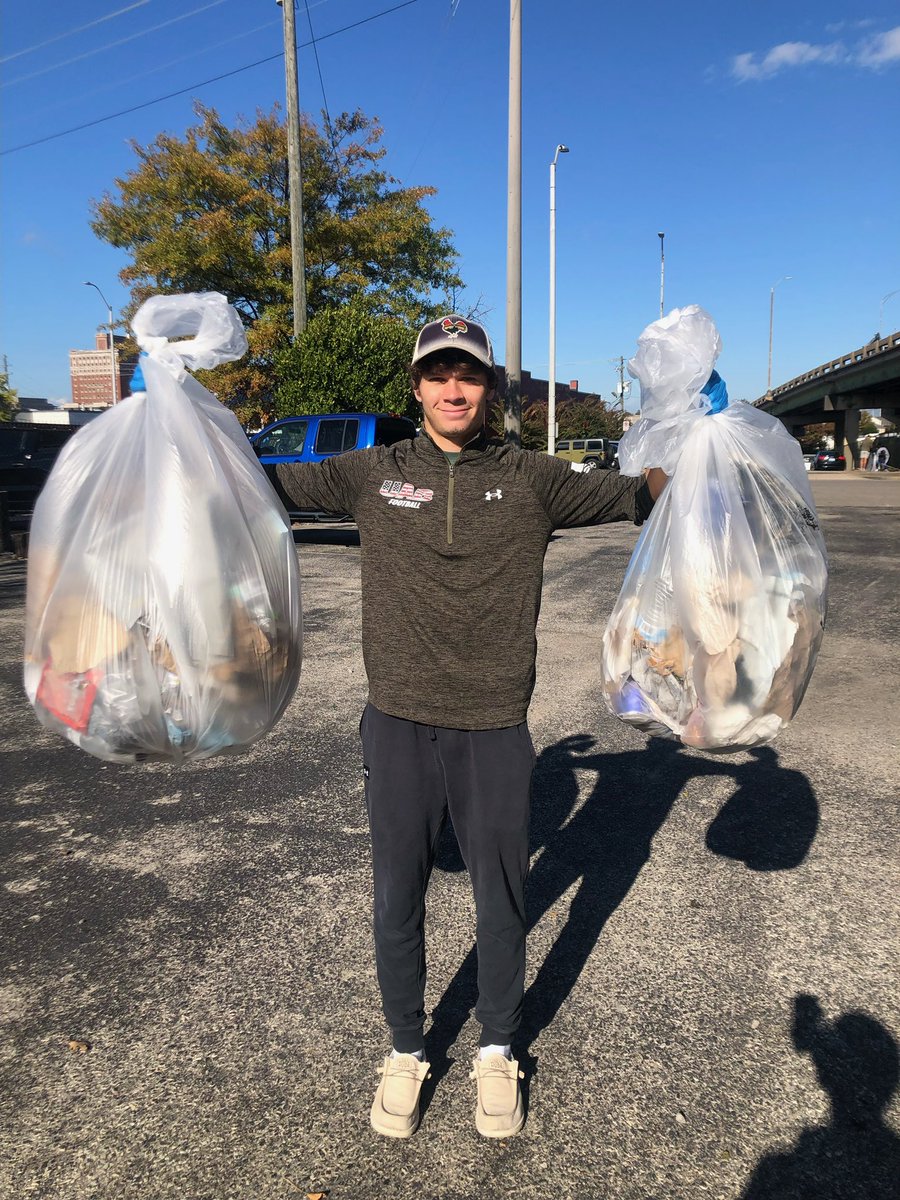 BWRiverkeeper (@bwriverkeeper) on Twitter photo This morning, two days after their big Senior Day victory, <a href="/UAB_FB/">UAB Football</a> did their 16th (!) litter cleanup of the season while also serving with Food For Our Journey! foodforourjourney.org This morning, two days after their big Senior Day victory, <a href="/UAB_FB/">UAB Football</a> did their 16th (!) litter cleanup of the season while also serving with Food For Our Journey! foodforourjourney.org