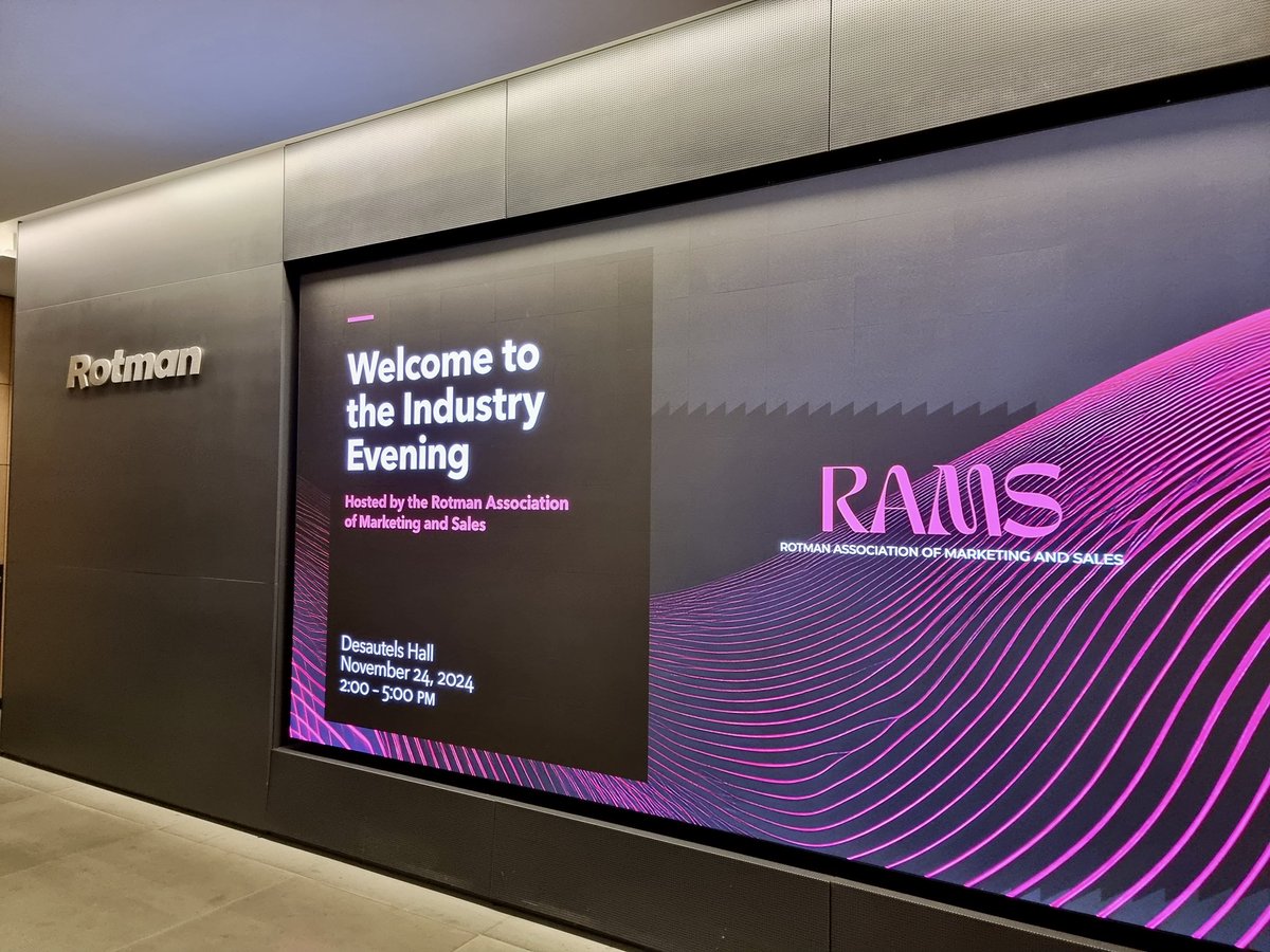 Rotman_RAMS's tweet image. Thank you to everyone who joined us for Industry Evening! 🫶🏻

A special thanks to our panelists and guests—we hope you enjoyed connecting!