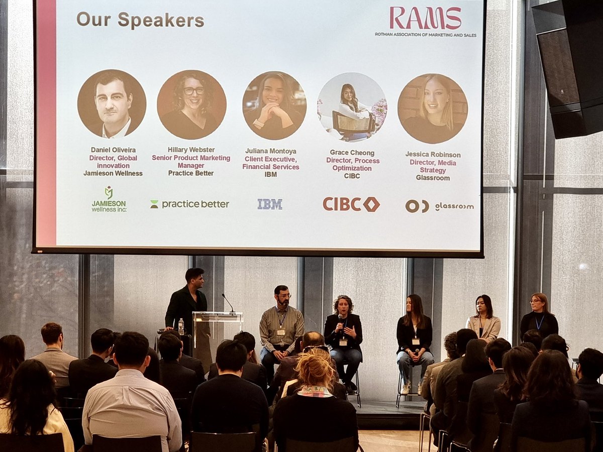 Rotman_RAMS's tweet image. Thank you to everyone who joined us for Industry Evening! 🫶🏻

A special thanks to our panelists and guests—we hope you enjoyed connecting!