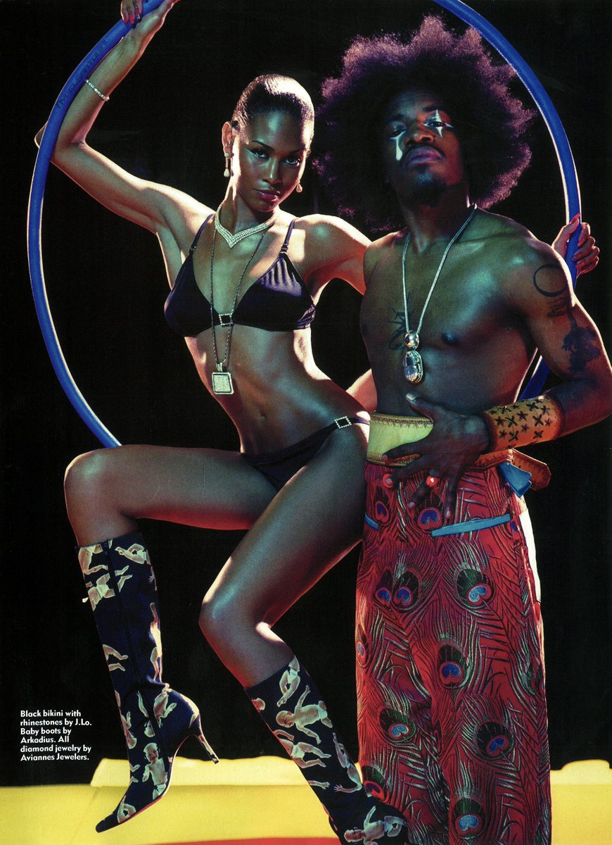 NYGELSARTORIAL's tweet photo. ‘Super Fly’ — André 3000 &amp; Katie Rost photographed for the June/July Issue of Honey Magazine, 2002 https://t.co/In9kgWqvl1