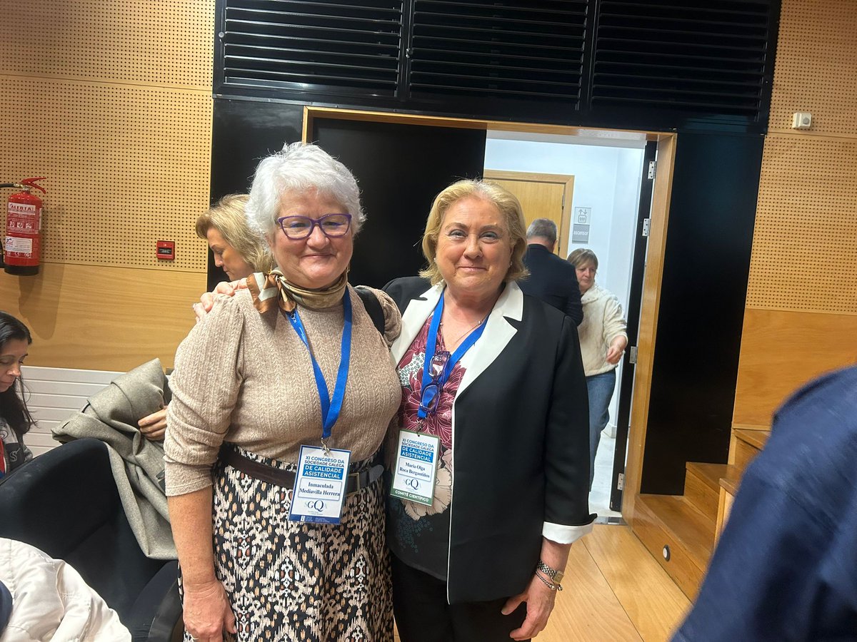 Un enorme placer contar con Inmaculada Mediavilla,presidenta de SECA.en el Congreso de la Sociedad Gallega de Calidad Asistencial, SOGALCA.