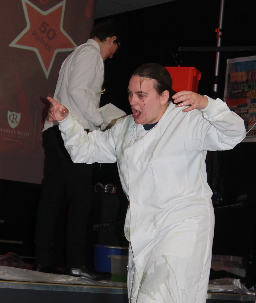 CRA_HouseChamp's tweet photo. It’s safe to say that Mrs Brealey got the worst of it with her rendition of ‘Sweet Caroline’ during Im a Teacher Get Me Out of Here @Charles_Read_ 🎤 🔵🟢🟡 https://t.co/G7NOICcN2f