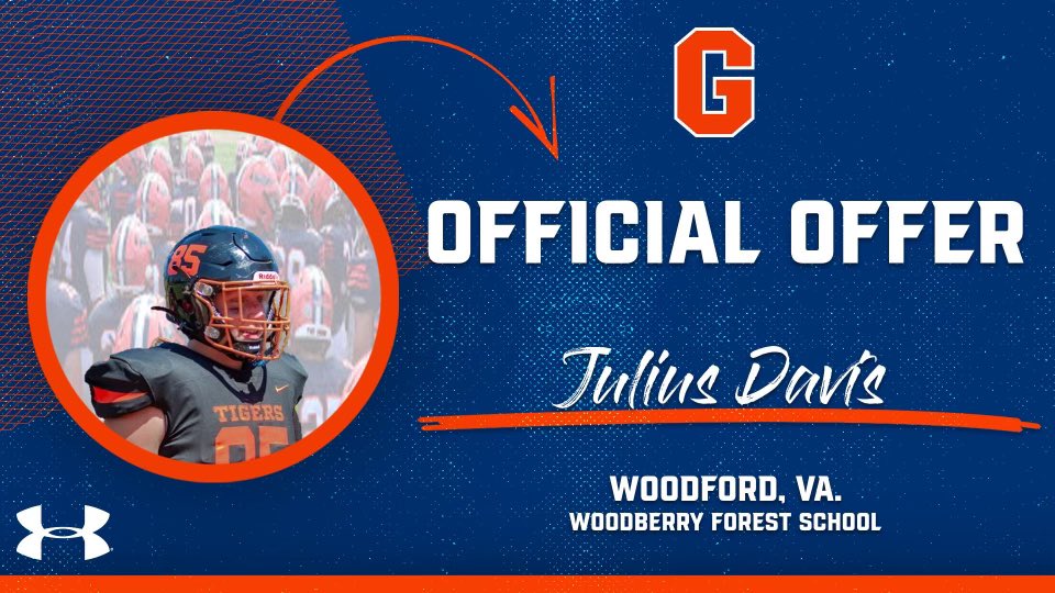 Julius Davis (@juliussdav) on Twitter photo Extremely excited to say that after a great conversation with <a href="/CoachBPerkins/">Bryce Perkins</a>, I have officially received an offer from <a href="/GburgFB/">Gettysburg College Football</a>! Extremely excited to say that after a great conversation with <a href="/CoachBPerkins/">Bryce Perkins</a>, I have officially received an offer from <a href="/GburgFB/">Gettysburg College Football</a>!