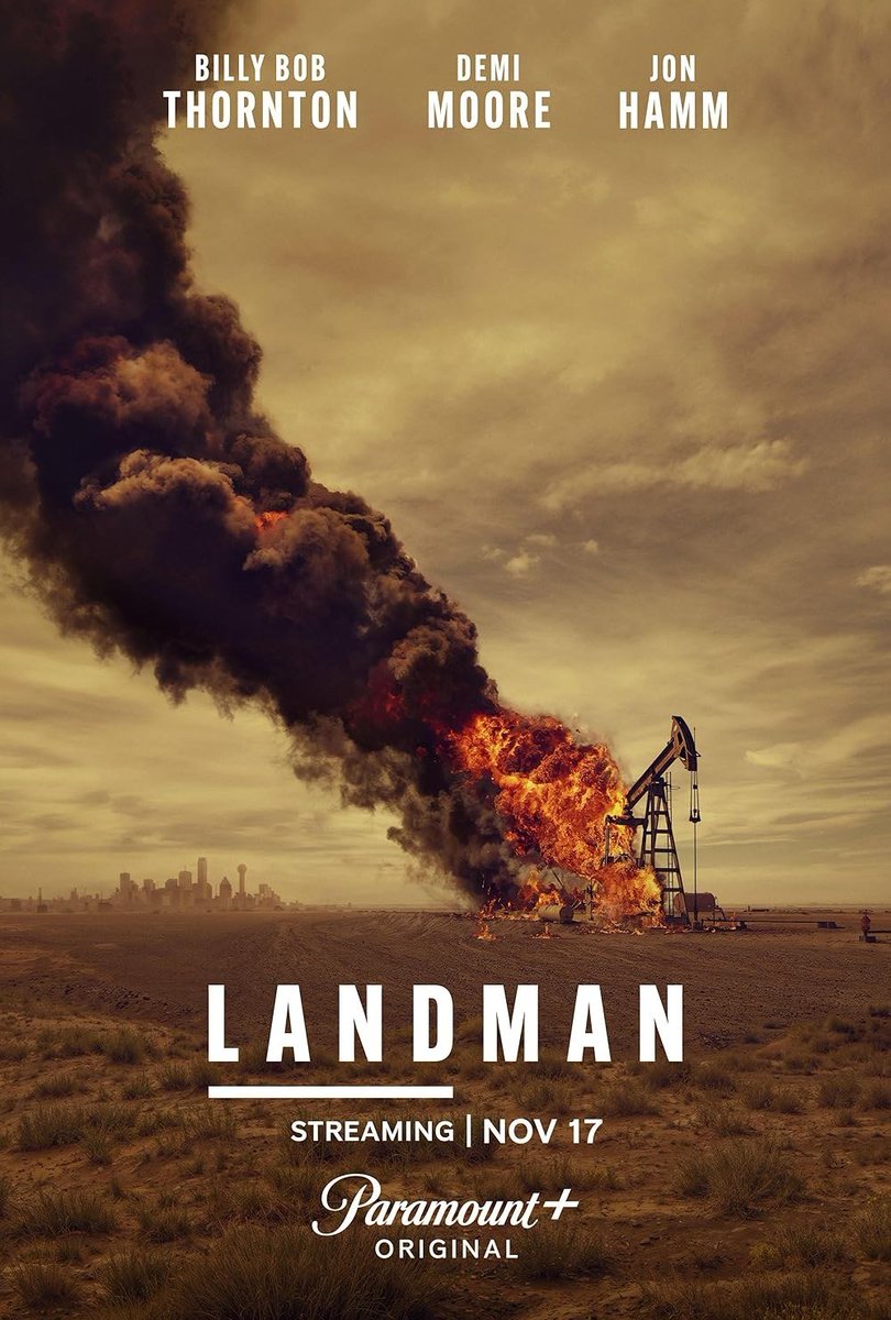 It's like Taylor Sheridan also got sick of watching those talentless nothings throw paint on Monets and decided "How about a Yellowstone but oil?"

Also, Ali Larter about to screw with the heads of every girl I graduated with in high school.