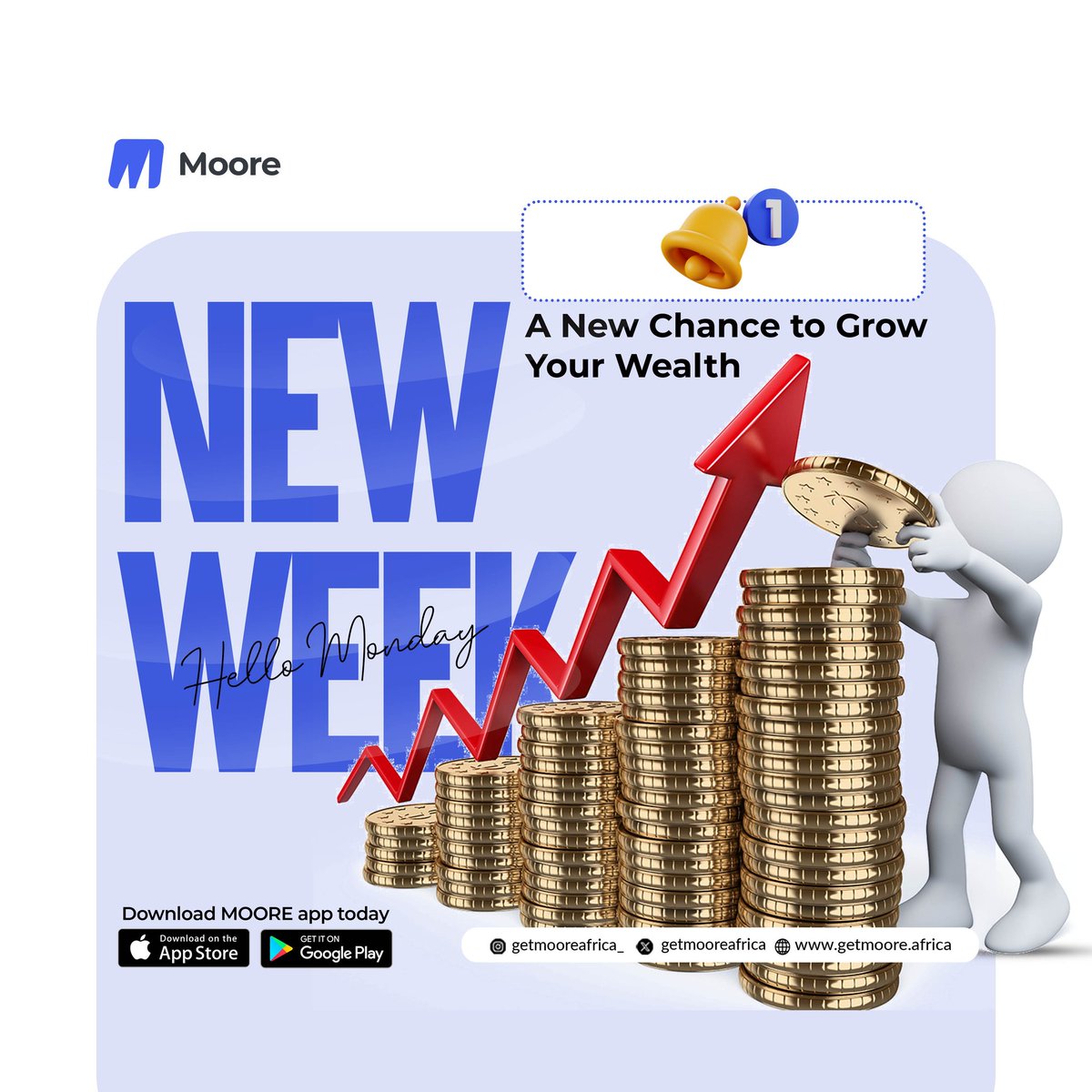 getmooreafrica's tweet photo. Financial success starts with daily steps. 
.
.
.
Get the Moore App today on the AppStore or PlayStore! 
#NewWeekGoals #FinancialSuccess #moore #mooreapp #mooreafrica https://t.co/307Tf25G02