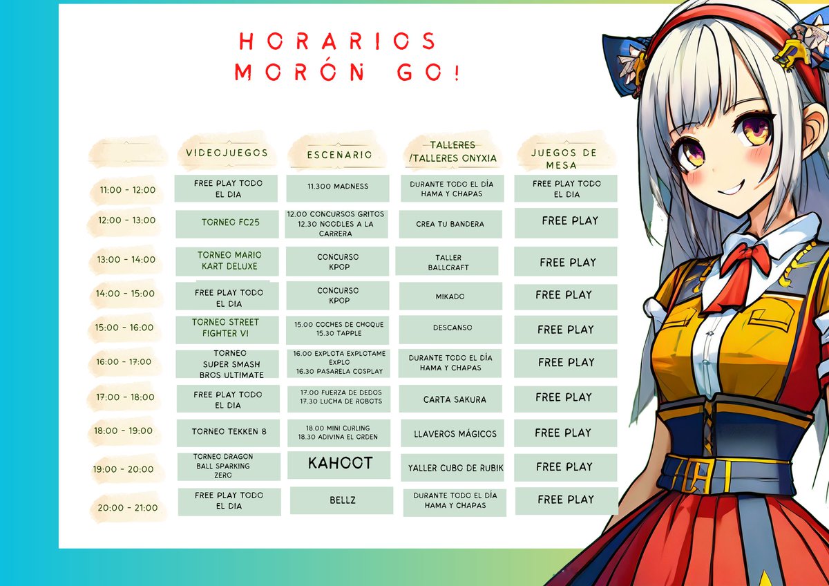 go_moron's tweet photo. Ya tenemos todos los horarios del próximo sábado en nuestra cita de #morongo https://t.co/oGPIGVuAuU