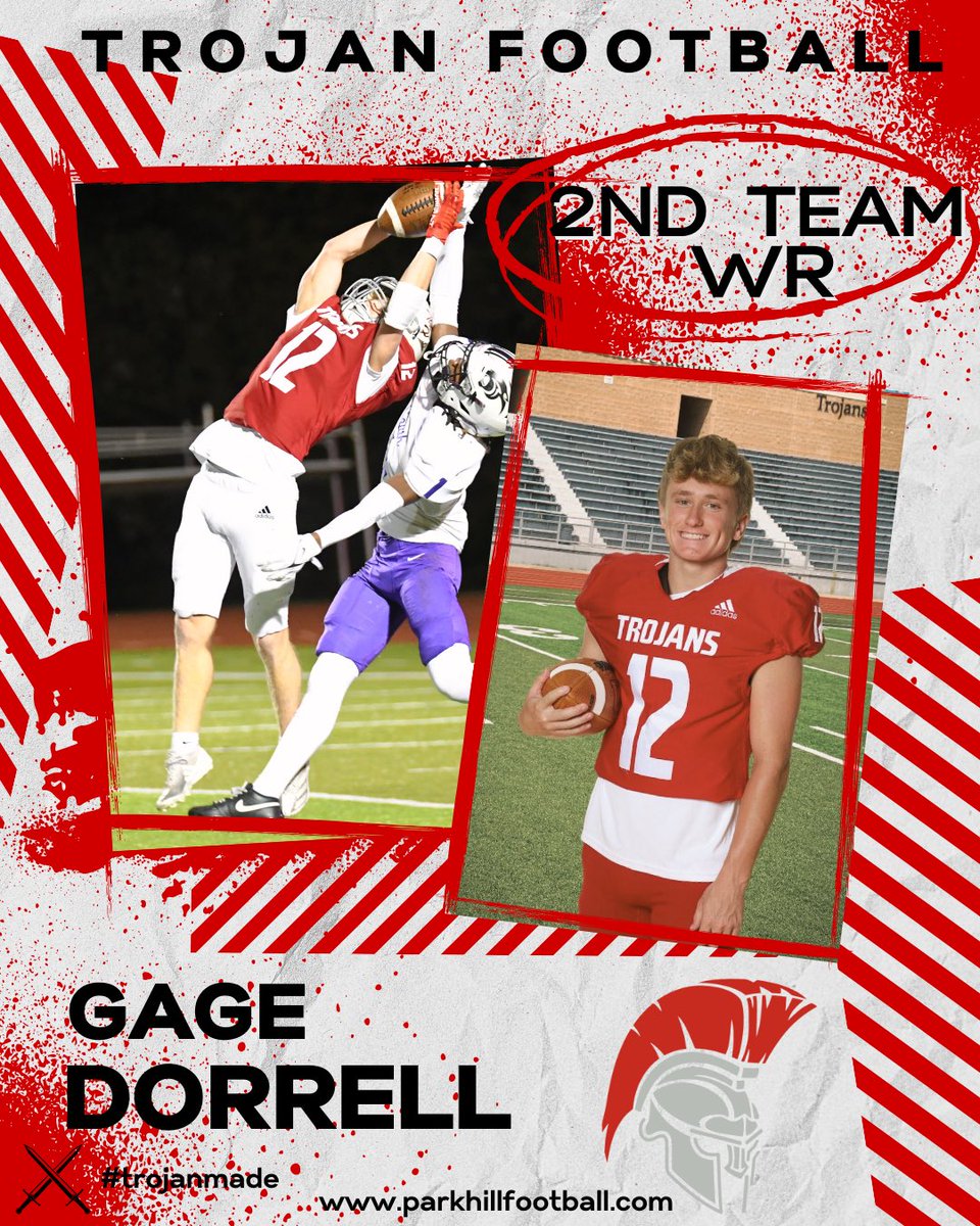 Congratulations to Gage Dorrell for earning 2nd Team All-Conference!!