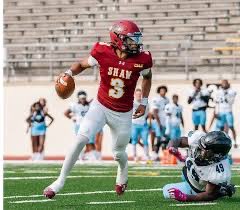 #AGTG After a great conversation with <a href="/CoachKHill53/">Hill</a> earlier today I’m blessed to receive my first offer from <a href="/ShawUniversity/">Shaw University</a> <a href="/CoachOothoudt/">Thomas Oothoudt</a> <a href="/coachElliottVC/">Aaron Elliott</a> <a href="/VanceCounty_FB/">Vance County Football</a>